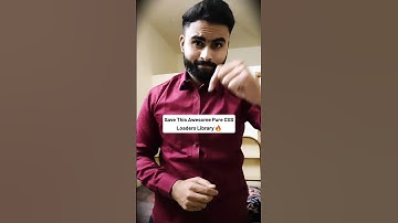 This CSS Loaders Library is Mind-Blowing 🤯 #css #javascript #html #webdevelopment