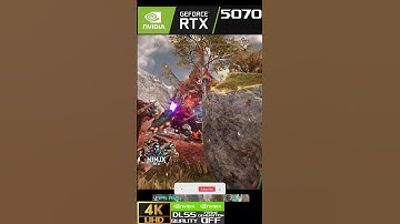 Horizon : Forbidden West | RTX 5070 12GB (4K UHD Max settings FG OFF / DLSS Quality)