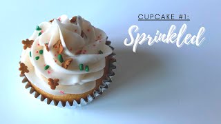 Holiday Cupcake 1 - Swirled & Sprinkled
