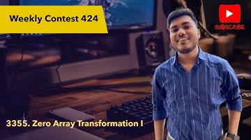 3355. Zero Array Transformation I || Leetcode Weekly Contest 424 || Hindi