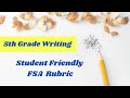 Understanding FSA Scoring and Essay Writing