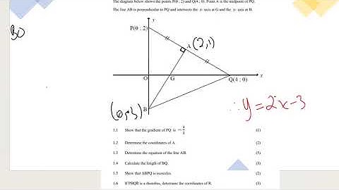 EXAM PRACTICE PROBLEM 1 - ANALYTICAL GEOMETRY