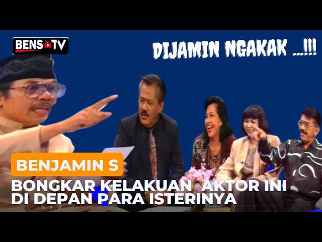 SERU .. KOCAK  BENJAMIN S BONGKAR RAHASIA SI PITUNG DICKY ZULKARNAEN u0026 MUNI CADER  DEPAN ISTRINYA. class=