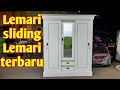 desain Lemari sliding 2 pintu !! Lemari pakaian pintu geser !! Rian mebel