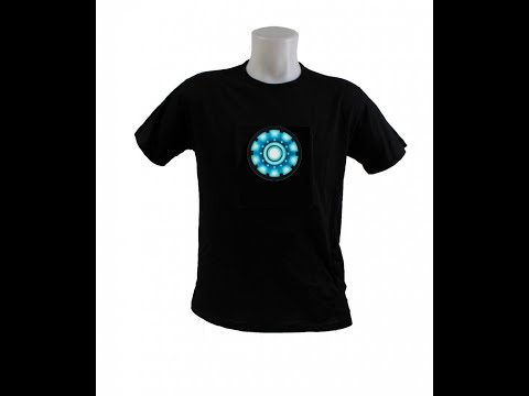 IRONMAN Generator - lighting T-Shirt (www.cool-mania.com)