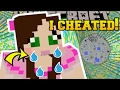 Minecraft: I CHEATED!!! - The Drop - Custom Map