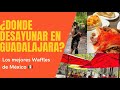 ¿Dónde desayunar en Guadalajara? Probé los mejores Waffles de Mexico🇲🇽