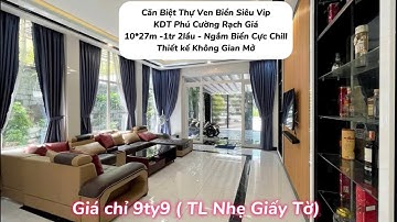 Biệt Thự View Biển Siêu Vip MT Tôn Đức Thắng-Rạch Giá, Duy Nhất 1 Căn Bán, Không Có Căn Thứ 2
