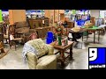 GOODWILL SHOP WITH ME FURNITURE TABLES CHAIRS ARMCHAIRS CABINETS DECOR SHOPPING STORE WALK THROUGH