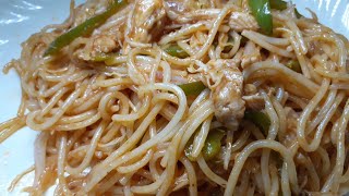 Tasty Spaghetti Recipe|Chicken and Vegetable Spaghetti|Chow Mein| by*home cooking with hira *