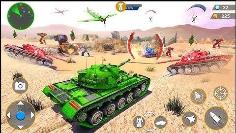 MULTI ROBOT TRANSFORMATION AND AIR BATTLE WITH JET FIGHTERS  Gameplay - Android/iOS.