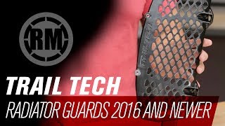 Trail Tech KTM and Husqvarna Radiator Guards