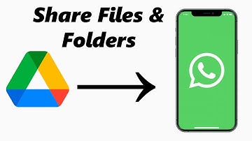 How To Share Google Drive Files & Folders Via WhatsApp On iPhone