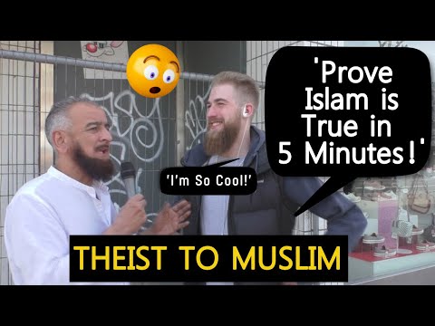 British Theist Wants Proof of Islam in 5 minutes ! | &rsquo; L I V E &rsquo;