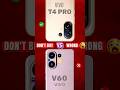 Vivo T4 Pro vs Vivo V60 - 3 Big Problems But..!! ❌