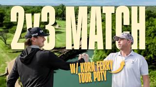 Challenging a former TOUR PRO at his home course with THREE CLUBS | Working Holiday