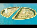 I split a city in two with a WATER BRIDGE in Cities Skylines!