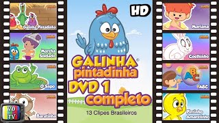 Galinha Pintadinha 6 DVD em 1 - Filme Coleção Desenho Infantil