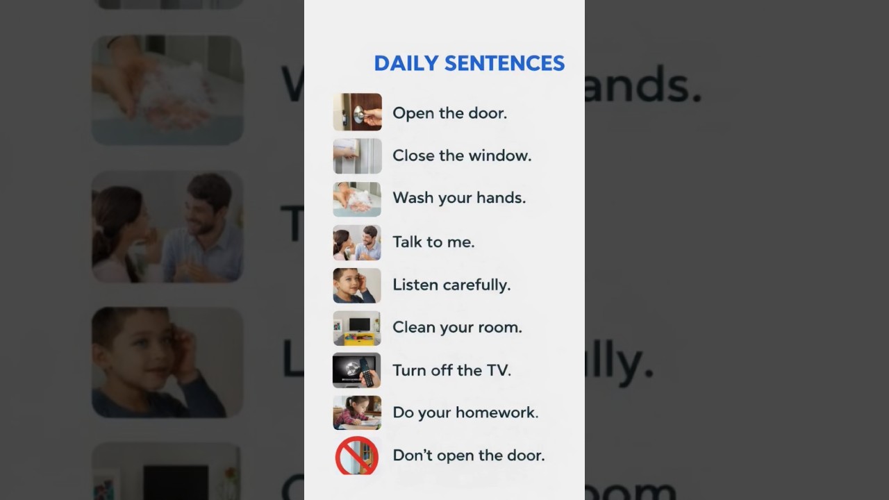 Daily Use Sentences | 