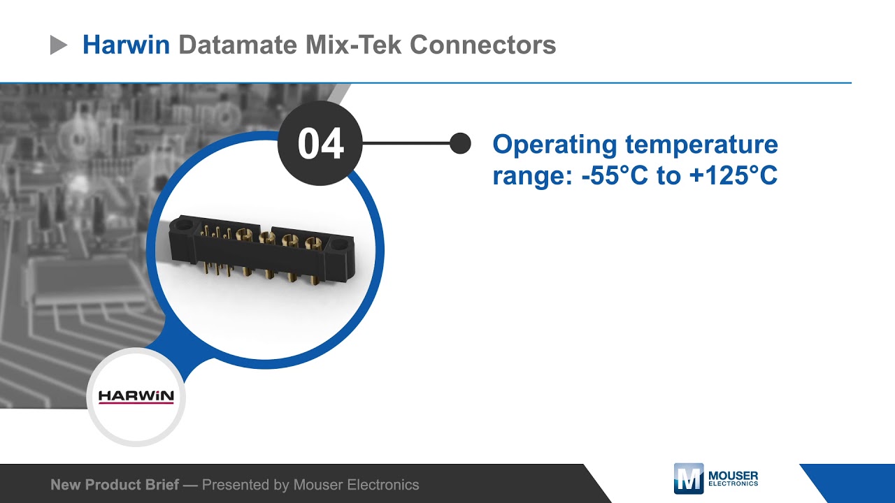 Mixed Technology Kit Harwin Datamate Mix-Tek Mixed-Technology Connectors — New Product Brief ...