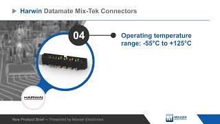 Harwin Datamate Mix-Tek Mixed-Technology Connectors — New Product Brief | Mouser Electronics