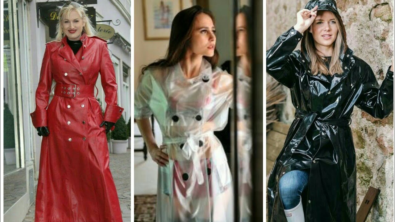 Cute pvc raincoat daily fashion YouTube