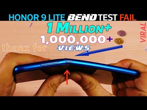 Honor 9 Lite BEND Fail! (Durability Video Both Sides 2.5D Glass Scratch Test) Poor Quality Huawei?
