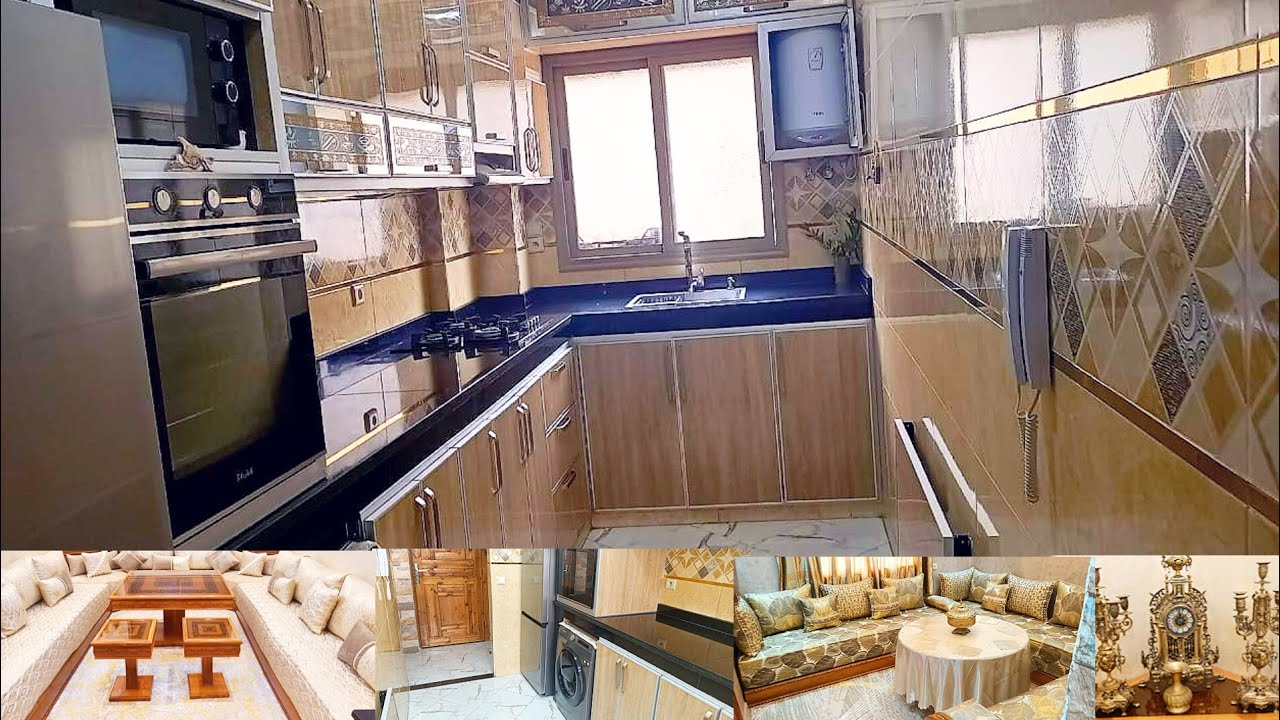 ☝️غزالة و رخيصة مول الدار فنان🙋 شقة شوكية بواجهتين روعة للبيع بالاثاث الدارالبيضاء 🌞 المساحة 86 متر