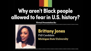 Why Aren't Black People Allowed to Fear in U.S. History?
