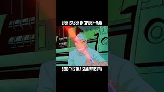 Lightsaber in Spiderman | STAR WARS