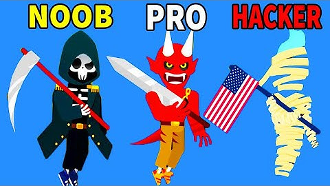 NOOB vs PRO vs HACKER in Death Incoming! game Gameplay All Levels