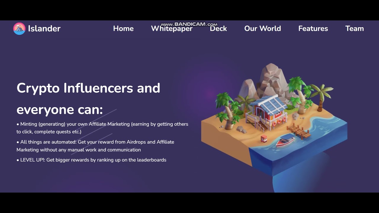 NEW  COIN  -Islander (ISA) - New Crypto Token - New Coin launching -new coin news