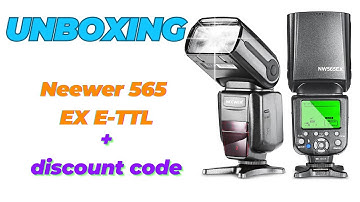 Speedlight for Canon - Neewer 565 EX E-TTL | S1 S2 modes explained