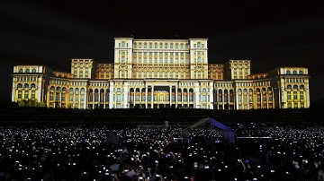 iMapp 555 Bucharest Building Projection Mapping by Maxin10sity (Official)