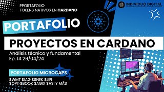 Revisando Portafolio en CFT tokens en Cardano