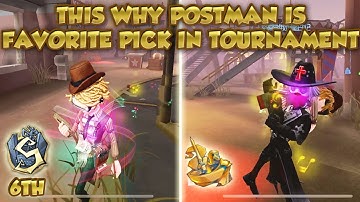 #57 When Rank 6 Postman Get Amazing Lasso Support | Moonlit River | Identity V | 第五人格 | Postman