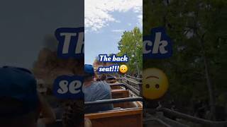 The best seat on Big Thunder Mountain Railroad. #disney #Disneyland #amusementpark #california
