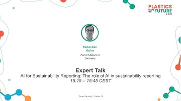 K 2025 Expert Talk: The role of AI in sustainability reporting