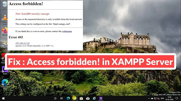 Fix : Access forbidden! in XAMPP Server