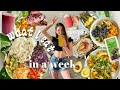 what I really eat in a week! - ( easy + realistic + vegan! )
