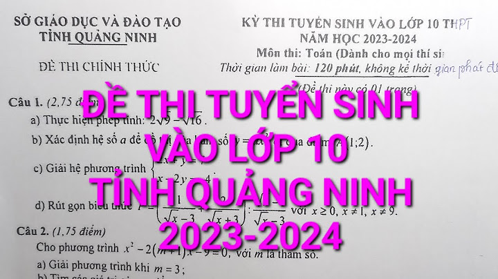 Các dạng đề toán tuyển sinh vào lớp 10