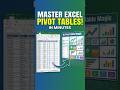 Excel Pivot Table for Big Data Analysis – Fast &amp; Easy