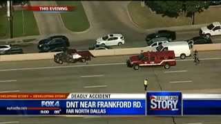 Wreck kills one, closes Dallas North Tollway during rush hour