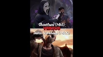 Ghostface (Mk1) Vs Jason Voorhees (MkX) #shorts #versusedit #videogames