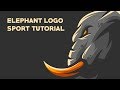 Elephant Logo E-Sport SpeedArt Using CorelDraw X7