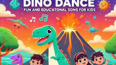 The Dinosaur Dance Party! Song for Kids (Official Music Video)