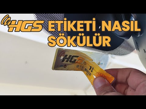 HGS Etiketi Nasıl Sökülür? Camı Çizmeden Temizlemek İçin En İyi Yöntem | Eski HGS Etiketi Temizleme