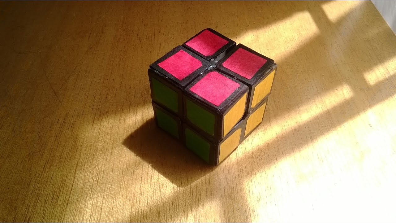 Cubo Rubik De Carton Como construir el cubo 2x2! - YouTube