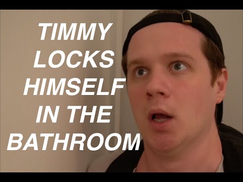 timmy locks himself in the bathroom