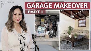 EXTREME Garage Makeover - Designing My Dream Home Office! | Julie Khuu